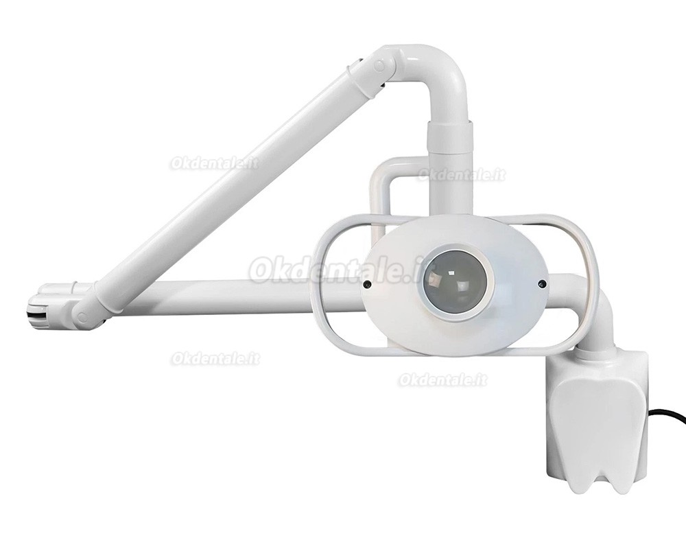 Lampade diagnostiche dentale e otorinolaringoiatrico (a parete) con braccio